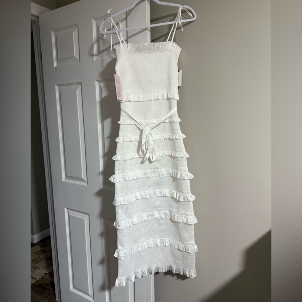 V Chapman Ruffled Dress - Brand New